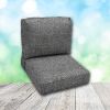 Deep Seating Patio Chair Cushions | Center Seam Style | Sunbrella