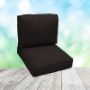Deep Seating Patio Chair Cushions | Center Seam Style | Sunbrella