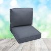 Deep Seating Patio Chair Cushions | Center Seam Style | Sunbrella