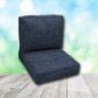 Deep Seating Patio Chair Cushions | Center Seam Style | Sunbrella