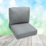 Deep Seating Patio Chair Cushions | Center Seam Style | Sunbrella