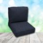 Deep Seating Patio Chair Cushions | Center Seam Style | Sunbrella
