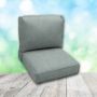 Deep Seating Patio Chair Cushions | Center Seam Style | Sunbrella
