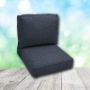 Deep Seating Patio Chair Cushions | Center Seam Style | Sunbrella