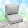 Deep Seating Patio Chair Cushions | Center Seam Style | Sunbrella