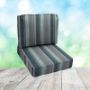 Deep Seating Patio Chair Cushions | Center Seam Style | Sunbrella