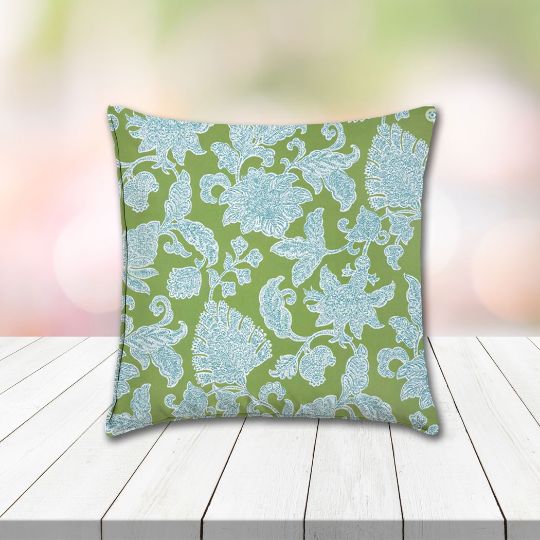 Custom Outdoor Pillows in Sunbrella Outdoor Fabrics