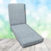 Boxed Chaise Lounge Cushion in Sunbrella Fabric by Cascadia Outdoor Cushions