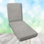 Boxed Chaise Lounge Cushion in Sunbrella Fabric by Cascadia Outdoor Cushions