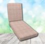 Boxed Chaise Lounge Cushion in Sunbrella Fabric by Cascadia Outdoor Cushions