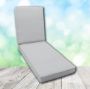 Boxed Chaise Lounge Cushion in Sunbrella Fabric by Cascadia Outdoor Cushions