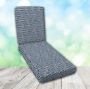 Boxed Chaise Lounge Cushion in Sunbrella Fabric by Cascadia Outdoor Cushions
