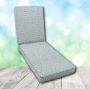 Boxed Chaise Lounge Cushion in Sunbrella Fabric by Cascadia Outdoor Cushions