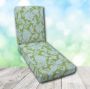 Boxed Chaise Lounge Cushion in Sunbrella Fabric by Cascadia Outdoor Cushions