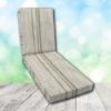 Boxed Chaise Lounge Cushion in Sunbrella Fabric by Cascadia Outdoor Cushions