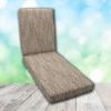 Boxed Chaise Lounge Cushion in Sunbrella Fabric by Cascadia Outdoor Cushions