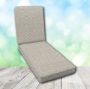 Boxed Chaise Lounge Cushion in Sunbrella Fabric by Cascadia Outdoor Cushions