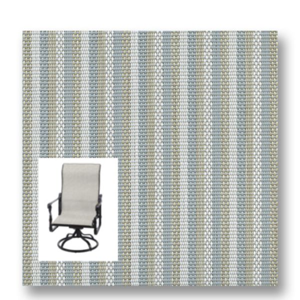 Aquafino One-Piece Chair Sling | Custom Made To Fit | Custom Patio Sling Replacement