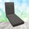 Boxed Chaise Lounge Cushion in Sunbrella Fabric by Cascadia Outdoor Cushions