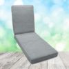 Boxed Chaise Lounge Cushion in Sunbrella Fabric by Cascadia Outdoor Cushions