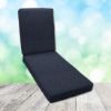 Boxed Chaise Lounge Cushion in Sunbrella Fabric by Cascadia Outdoor Cushions