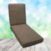 Boxed Chaise Lounge Cushion in Sunbrella Fabric by Cascadia Outdoor Cushions