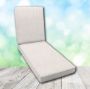 Boxed Chaise Lounge Cushion in Sunbrella Fabric by Cascadia Outdoor Cushions