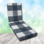 Boxed Chaise Lounge Cushion in Sunbrella Fabric by Cascadia Outdoor Cushions