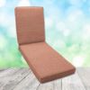 Boxed Chaise Lounge Cushion in Sunbrella Fabric by Cascadia Outdoor Cushions
