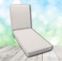 Boxed Chaise Lounge Cushion in Sunbrella Fabric by Cascadia Outdoor Cushions