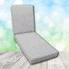 Boxed Chaise Lounge Cushion in Sunbrella Fabric by Cascadia Outdoor Cushions