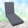 Boxed Chaise Lounge Cushion in Sunbrella Fabric by Cascadia Outdoor Cushions