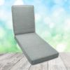 Boxed Chaise Lounge Cushion in Sunbrella Fabric by Cascadia Outdoor Cushions