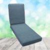 Boxed Chaise Lounge Cushion in Sunbrella Fabric by Cascadia Outdoor Cushions