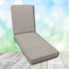 Boxed Chaise Lounge Cushion in Sunbrella Fabric by Cascadia Outdoor Cushions