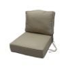 Boxed Estate Style back cushions for outdoor patio chairs