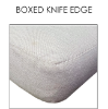 Boxed Double Piped Dining Chair Seat Cushions in Custom Sizes