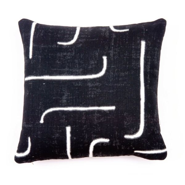 Sunbrella® Engrave Ebony Pillow – Exclusive Specialty Cushion | Cascadia Outdoor Cushions
