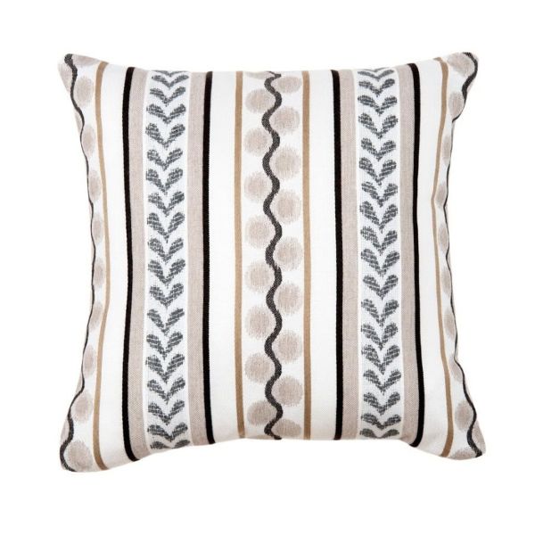 Sunbrella®  Llona Mocha Outdoor Pillow – Exclusive Specialty Cushion | Cascadia Outdoor Cushions
