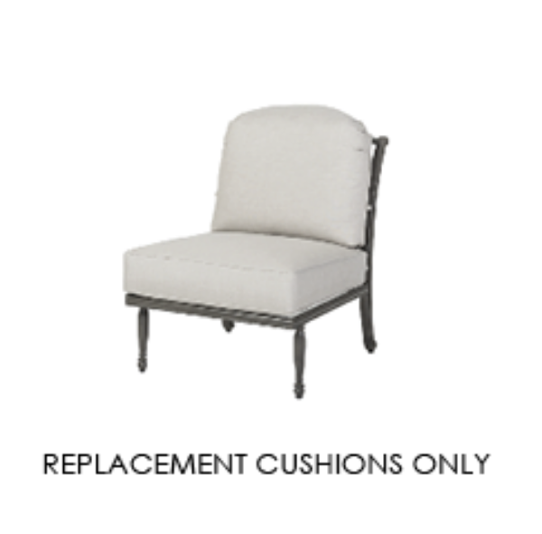 Gensun Bel Air Armless Chair Replacement Cushions