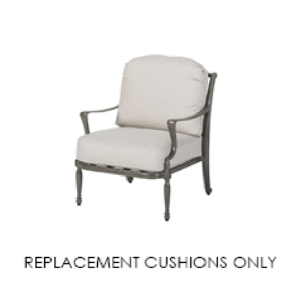 Gensun Bel Air Armless Chair Replacement Cushions