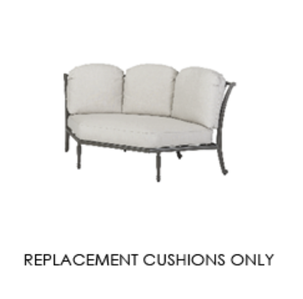 Gensun Bel Air 4 Piece Corner Sectional Replacement Cushions