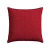 Outdura® Canvas Cardinal Red Outdoor Pillow - Custom Patio Pillows - Toss Pillows