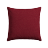 Outdura® Canvas Crimson Outdoor Pillow - Custom Patio Pillows - Toss Pillows