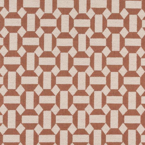 Sunbrella Assemble Clay outdoor fabric for patio furniture cushions and outdoor pillows