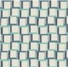 Sunbrella Beveled Squares Lagoon outdoor fabric for patio furniture cushions and outdoor pillows
