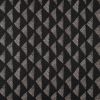 Sunbrella Etched Angles Char outdoor fabric for patio furniture cushions and outdoor pillows