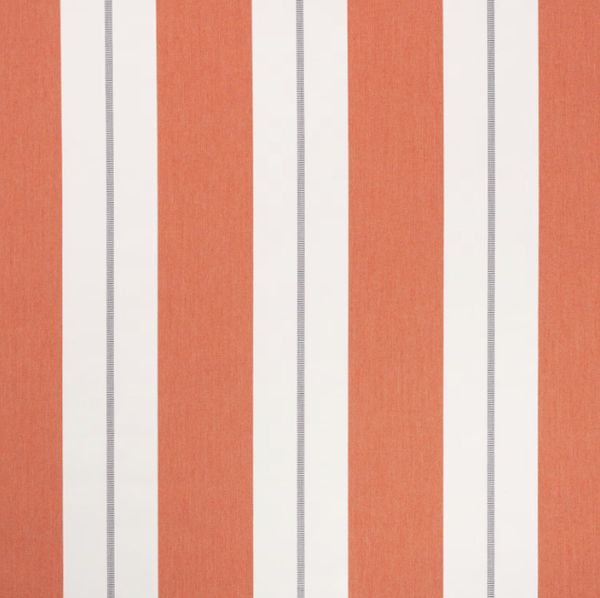 Sunbrella Relate Persimmon outdoor fabric for patio furniture cushions and outdoor pillows