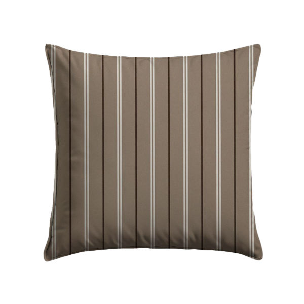 Outdura® Pathway Pecan Outdoor Pillow - Custom Patio Pillows - Toss Pillows