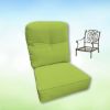 Sunbrella Canvas Macaw Hanamint Replacement Cushions Club Chair | Estate Back